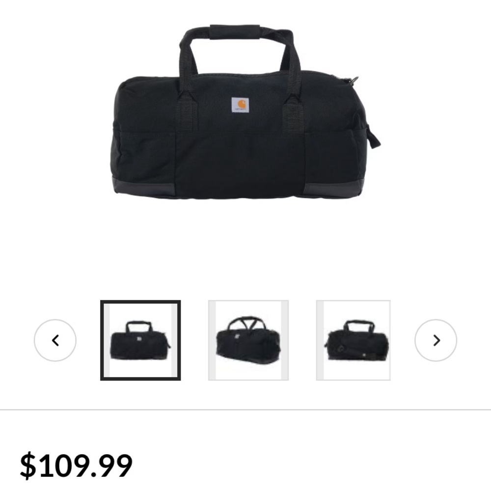 Carhartt legacy 23” duffle bag